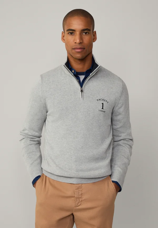 HERITAGE - Strickpullover - light grey marl
