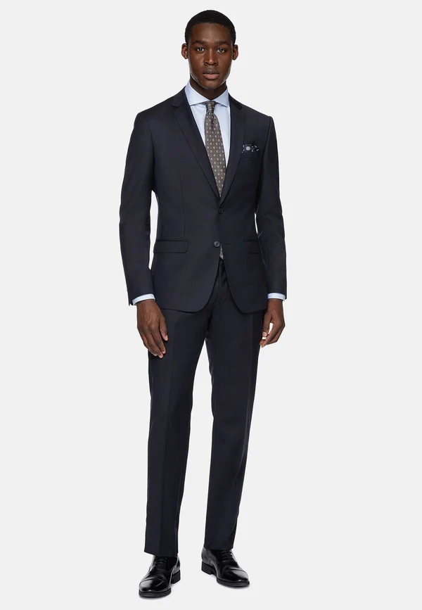 HERRINGBONE - Anzug - navy blue