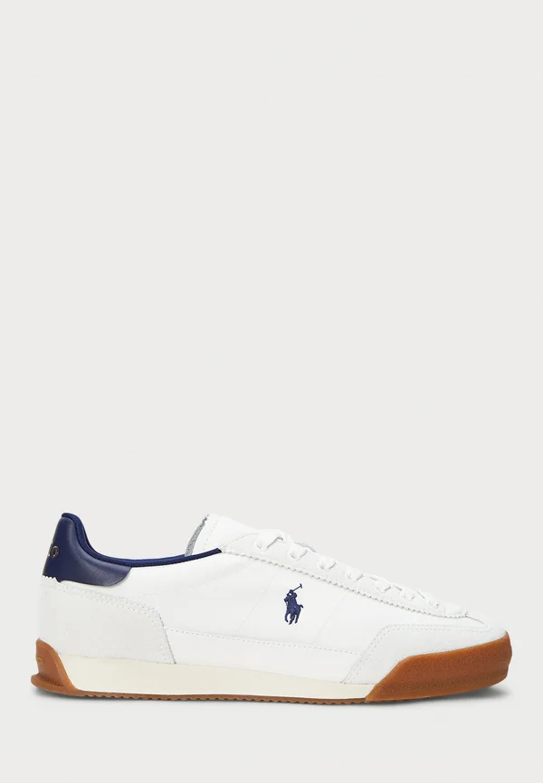 HESTER SUEDE & CANVAS SNEAKER - Sneaker low - deckwash white/navy