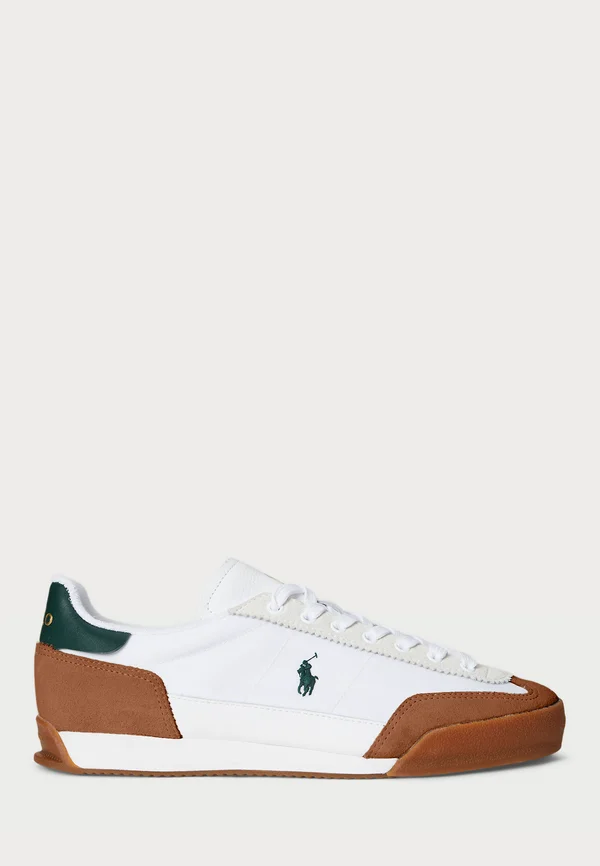 HESTER SUEDE & CANVAS SNEAKER UNISEX - Sneaker low - white/college green