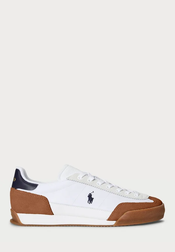 HESTER SUEDE & CANVAS SNEAKER UNISEX - Sneaker low - white/hunter navy