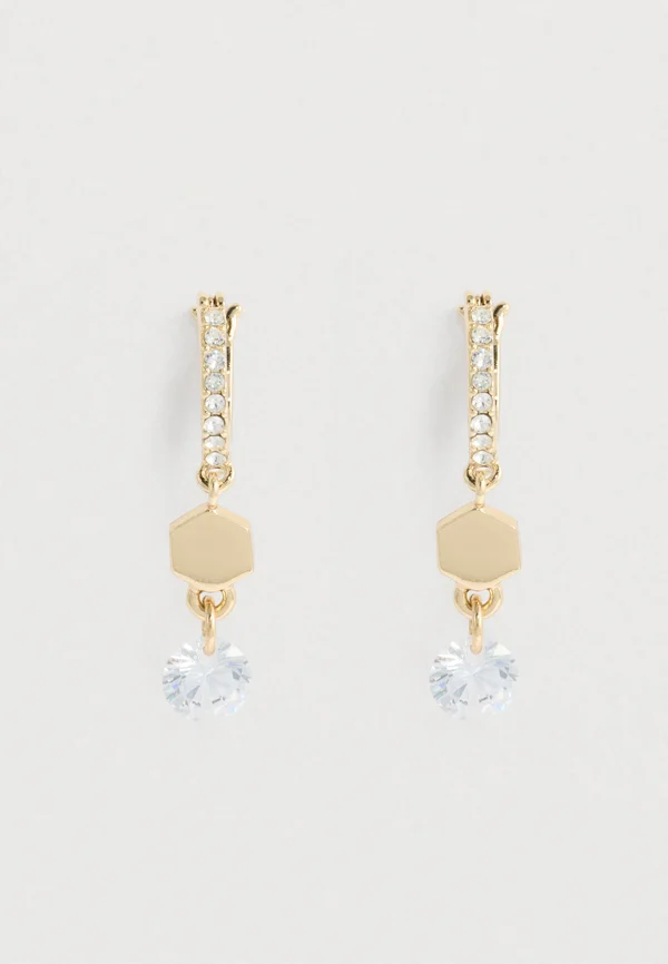 HEX DROP HOOP - Ohrringe - gold-coloured