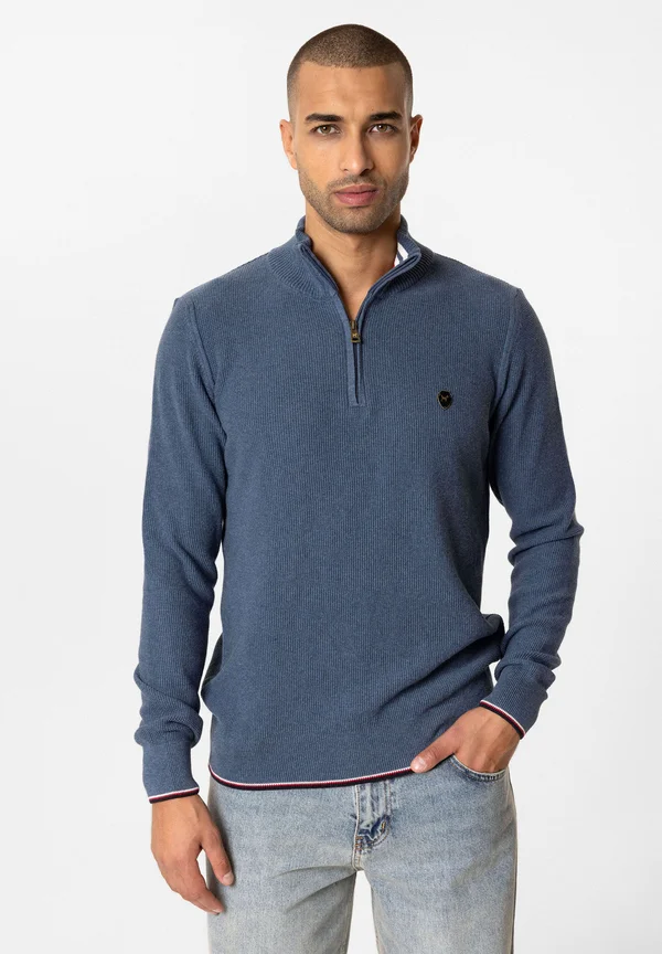 HIERRO - Strickpullover - indigo melange
