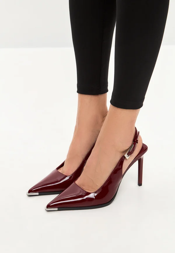High Heel Pumps - bordo