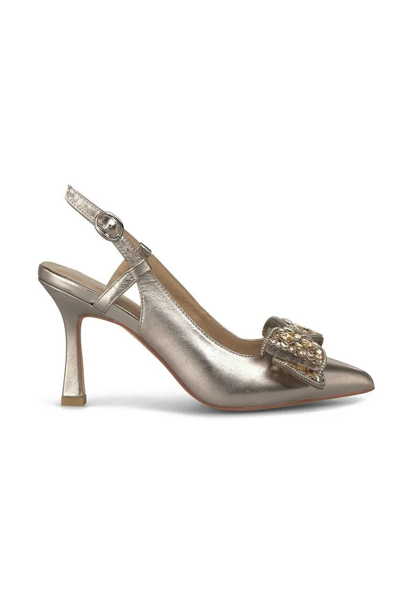 High Heel Pumps - bronze