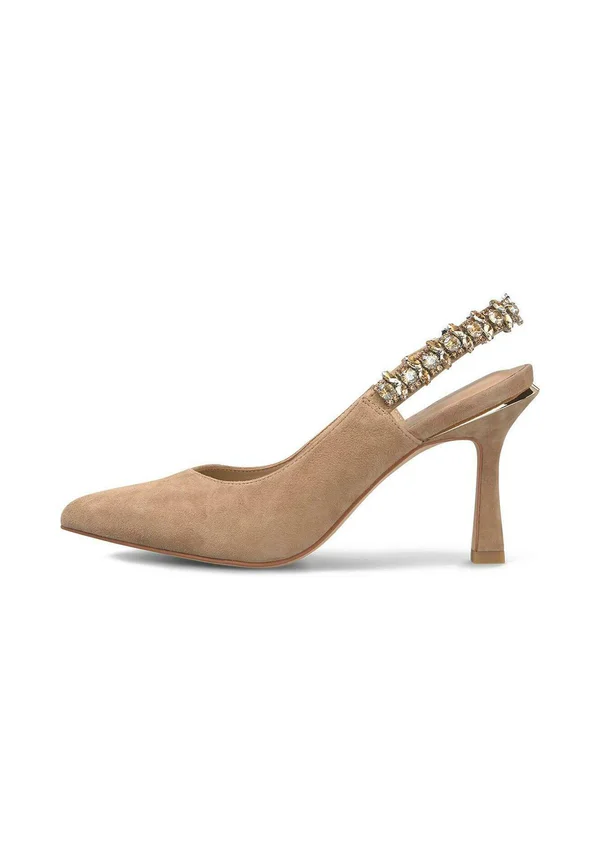 High Heel Pumps - camel