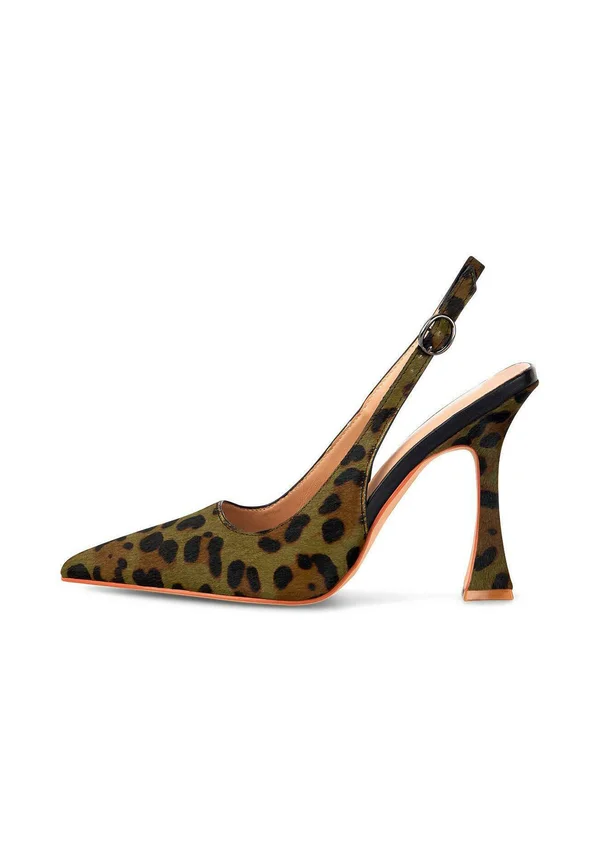 High Heel Pumps - persimmon
