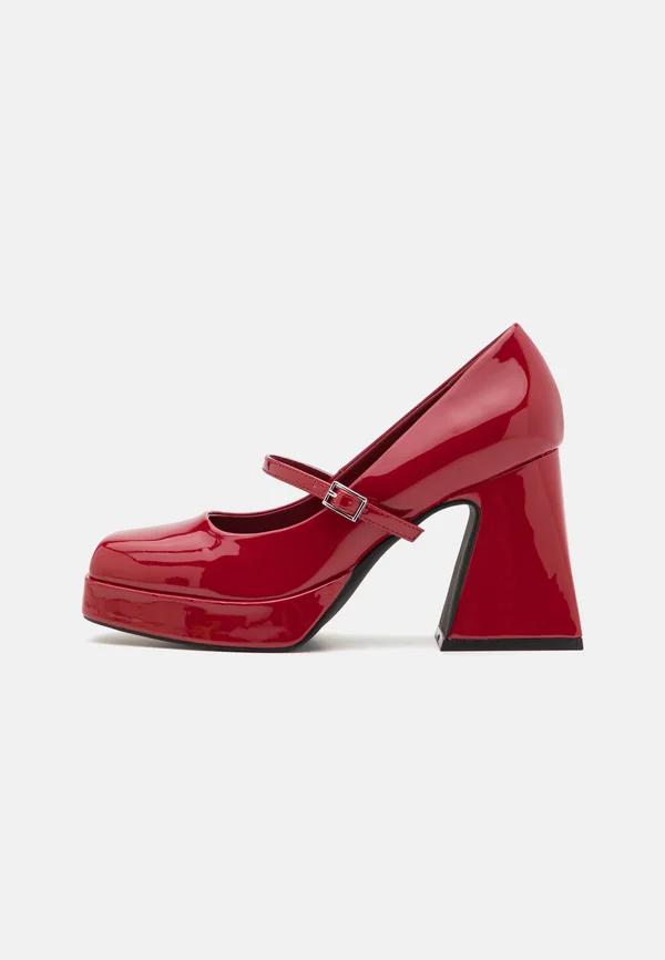 High Heel Pumps - red