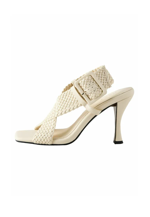 High Heel Sandalette - bone