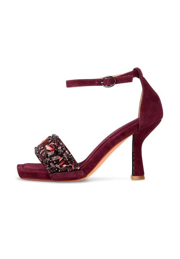 High Heel Sandalette - Bordeaux