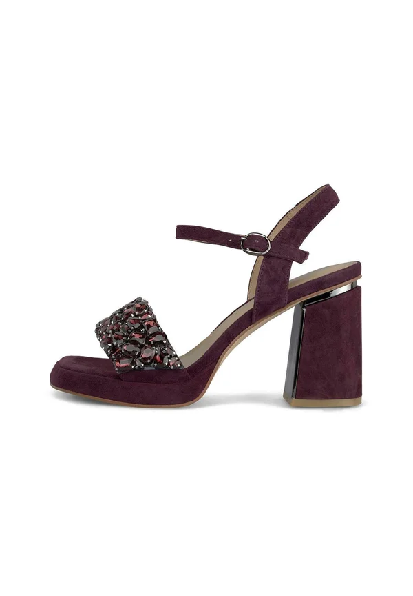 High Heel Sandalette - Bordeaux