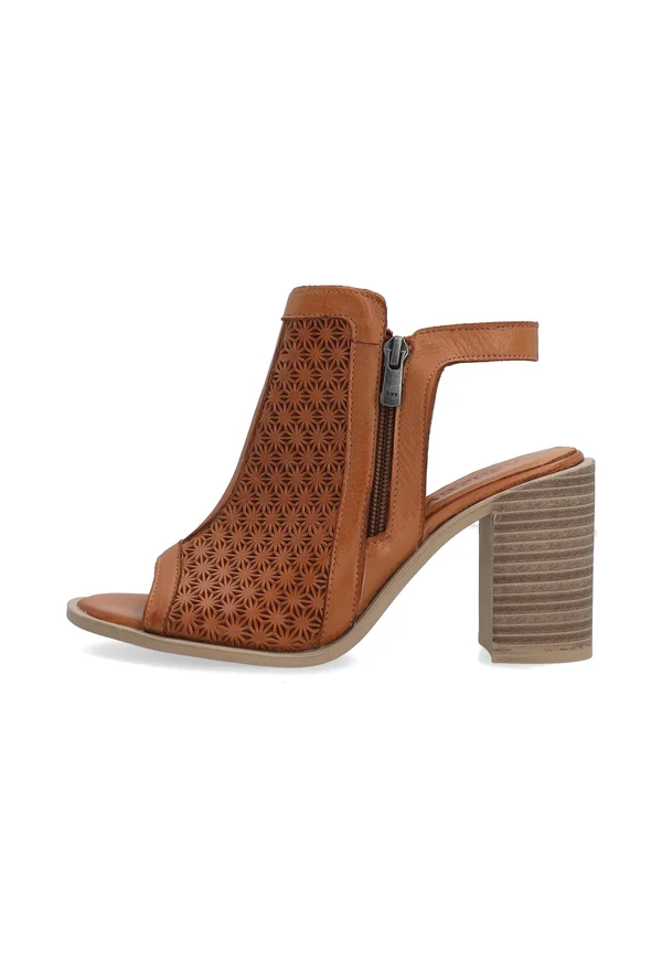 High Heel Sandalette - brown