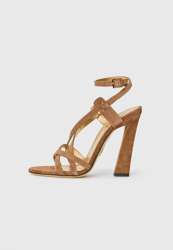 High Heel Sandalette - brown