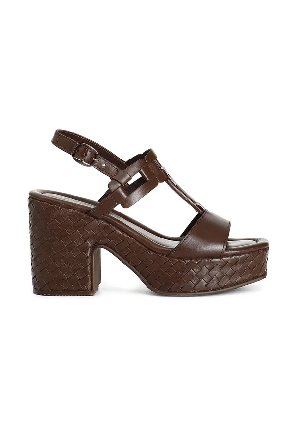 High Heel Sandalette - dark brown