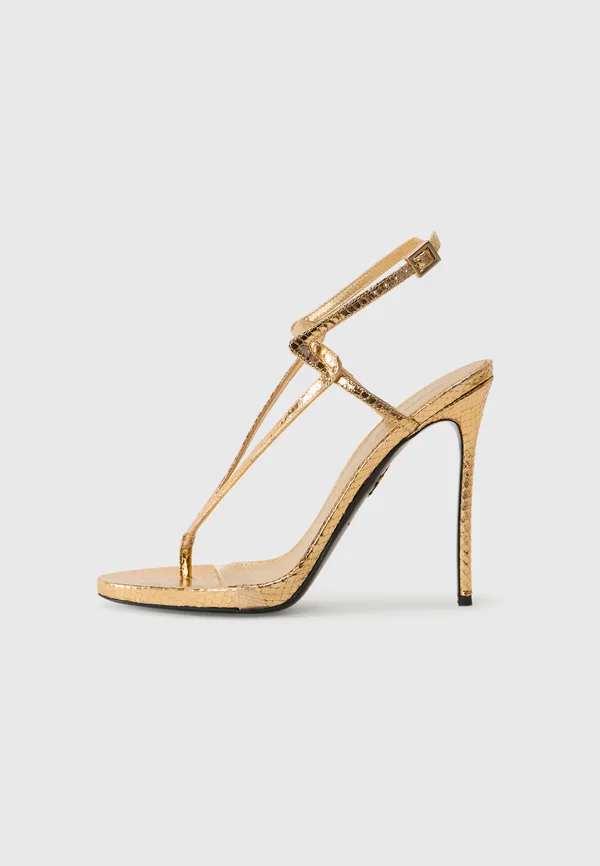 High Heel Sandalette - gold-coloured