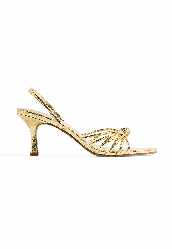 High Heel Sandalette - gold