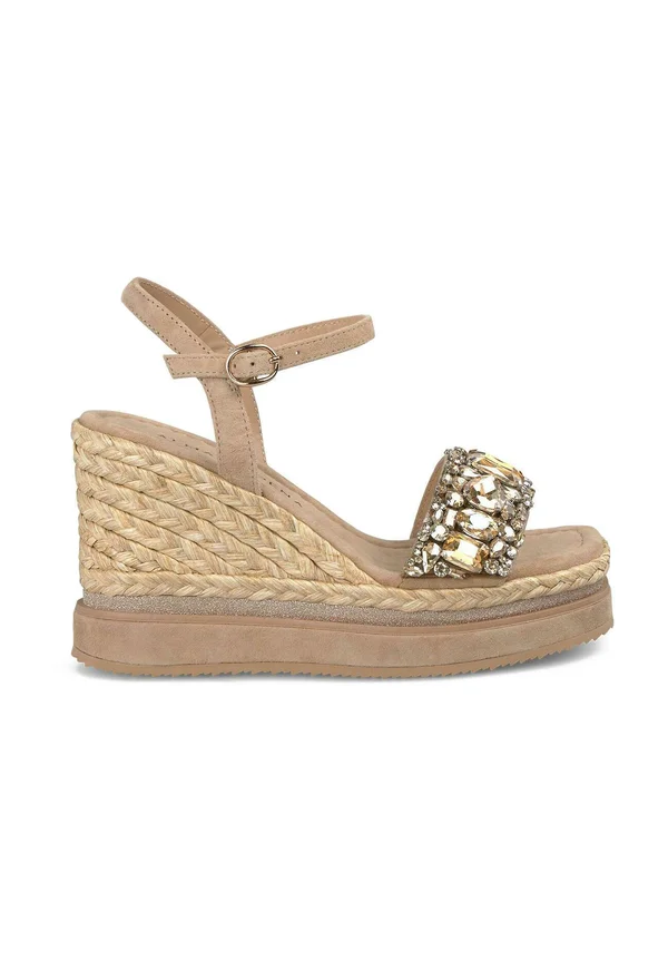 High Heel Sandalette - marrón claro