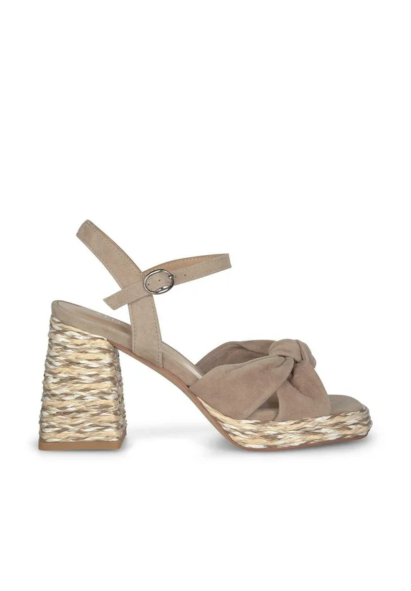 High Heel Sandalette - marrón claro