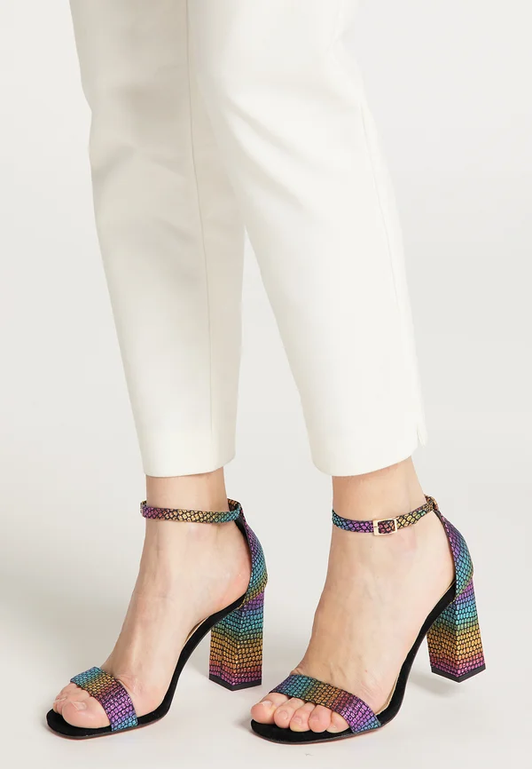 High Heel Sandalette - multicolour