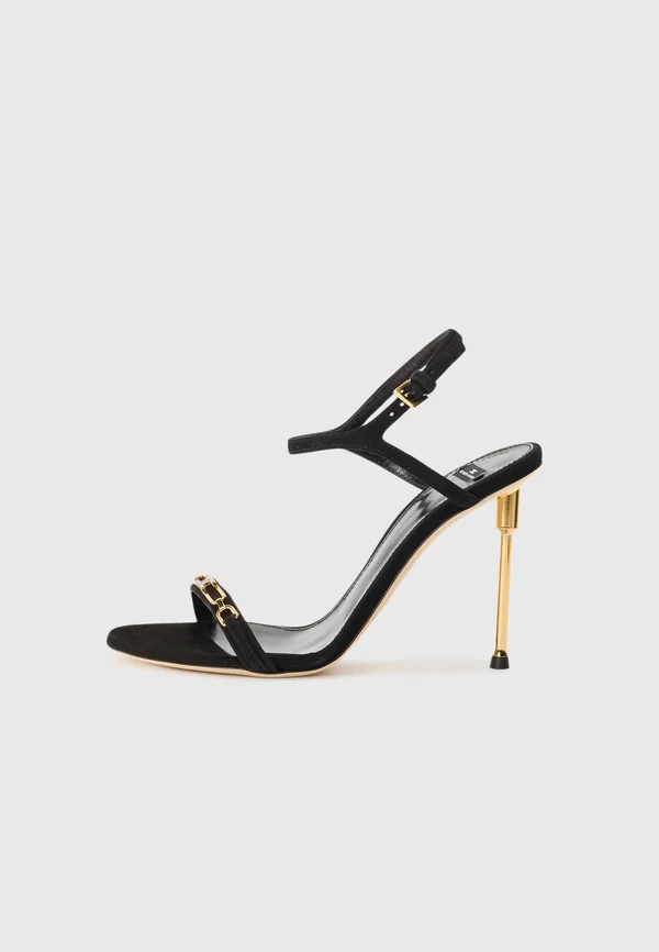 High Heel Sandalette - nero