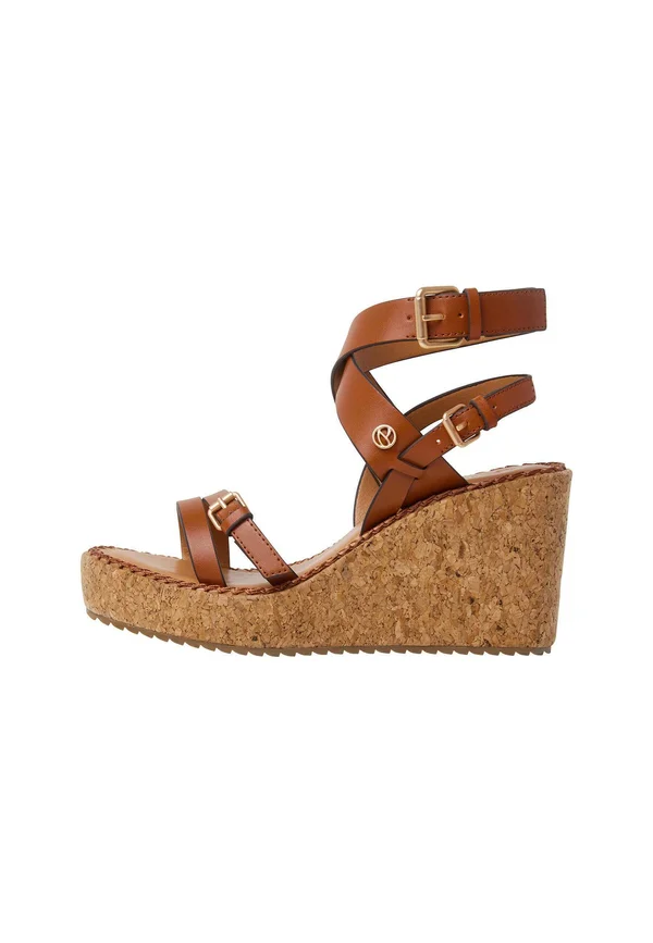 High Heel Sandalette - nut brown