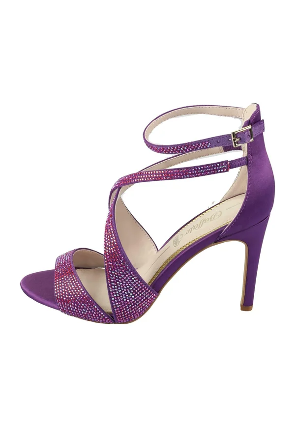 High Heel Sandalette - purple multi