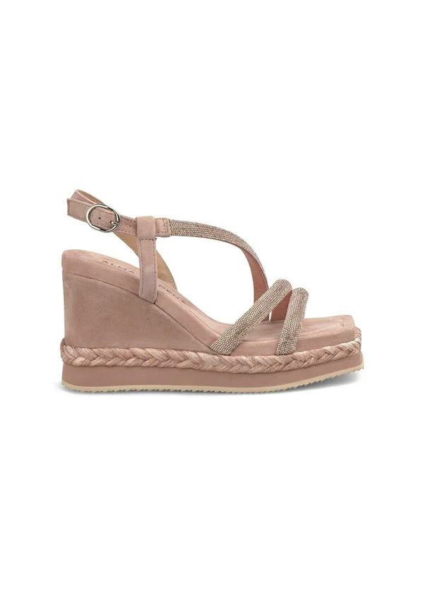 High Heel Sandalette - rosa jaspeado