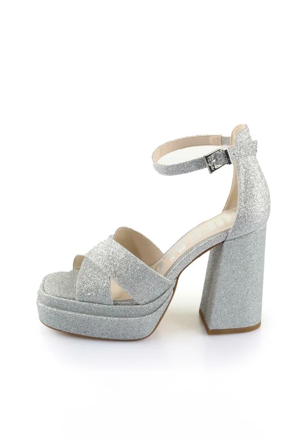 High Heel Sandalette - silver-coloured