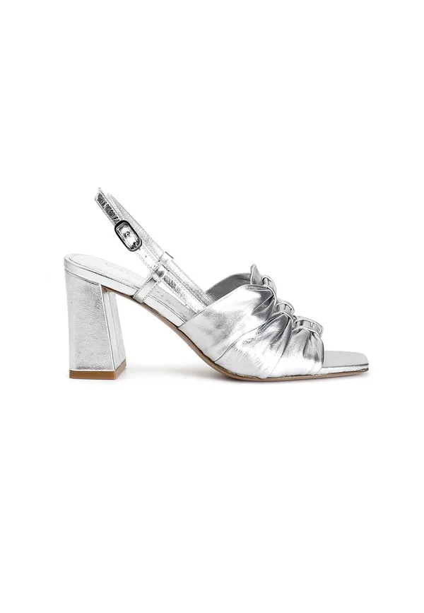 High Heel Sandalette - silver-coloured