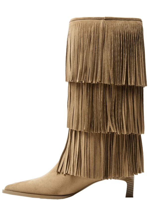 High Heel Stiefel - beige