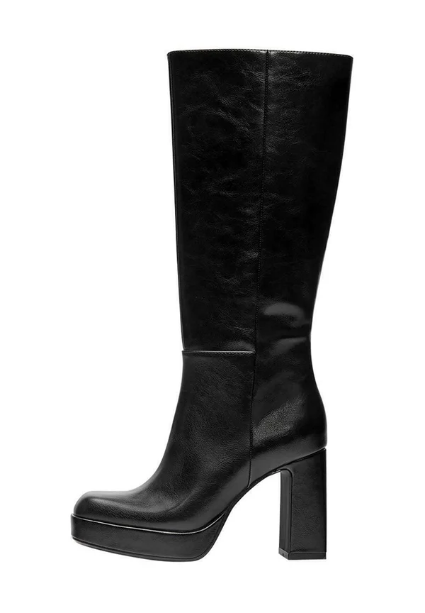High Heel Stiefel - black