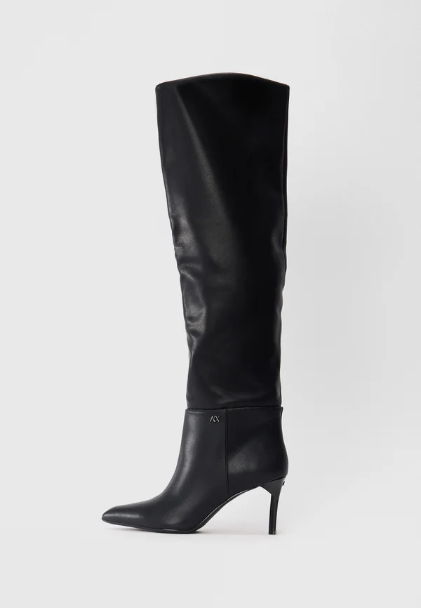 High Heel Stiefel - black