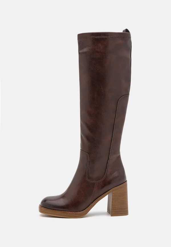 High Heel Stiefel - cafe