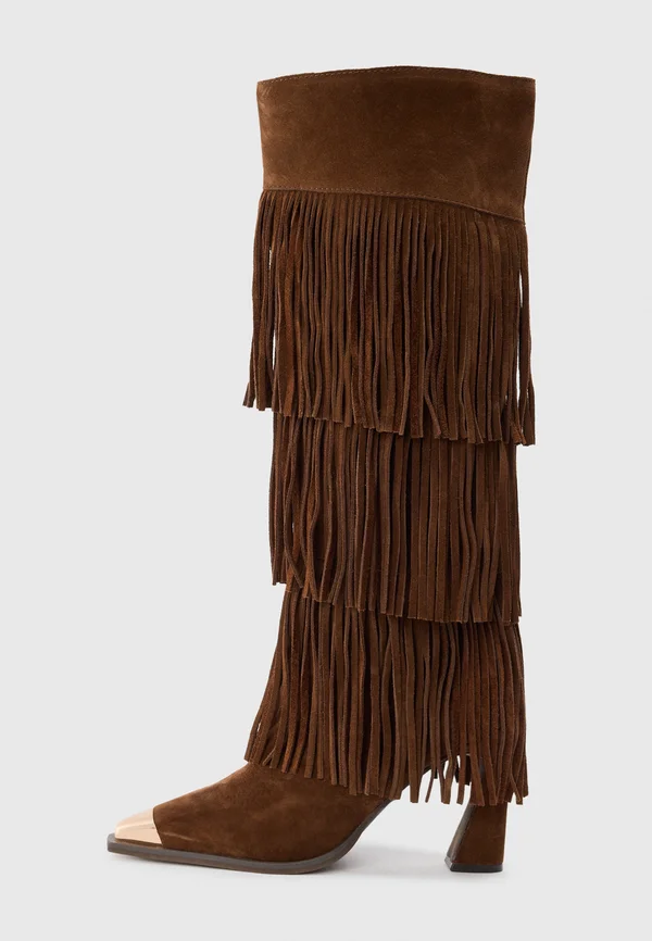 High Heel Stiefel - Camel