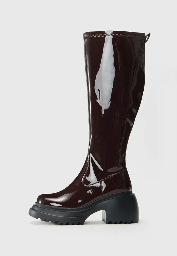 High Heel Stiefel - dark brown