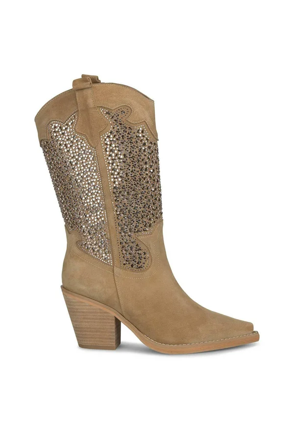 High Heel Stiefel - marrón claro