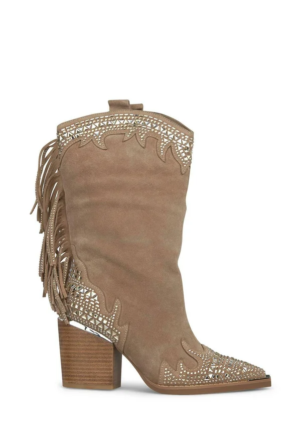 High Heel Stiefel - marrón jaspeado