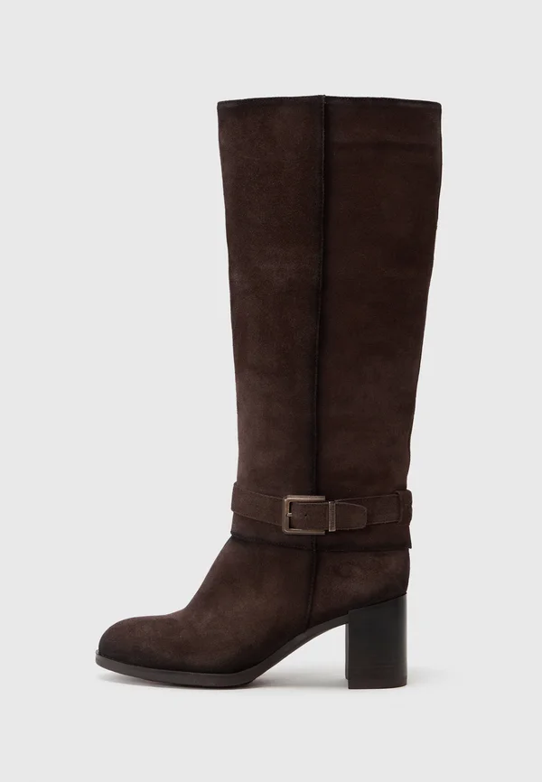 High Heel Stiefel - mocca