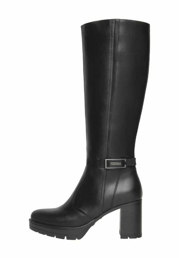 High Heel Stiefel - nero