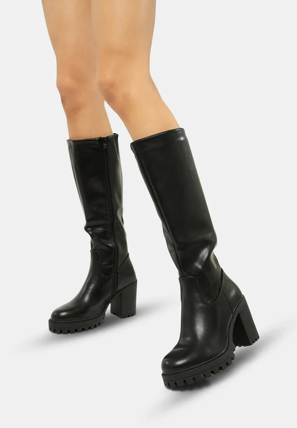 High Heel Stiefel - schwarz