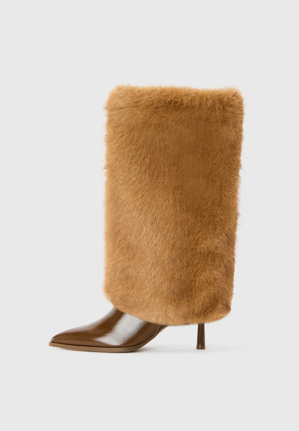 High Heel Stiefel - tan brown