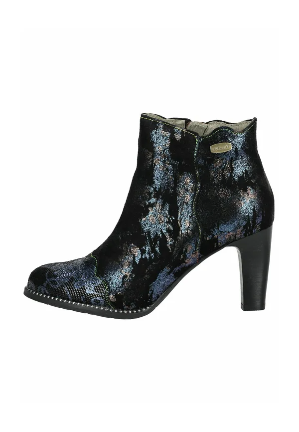 High Heel Stiefelette - azur