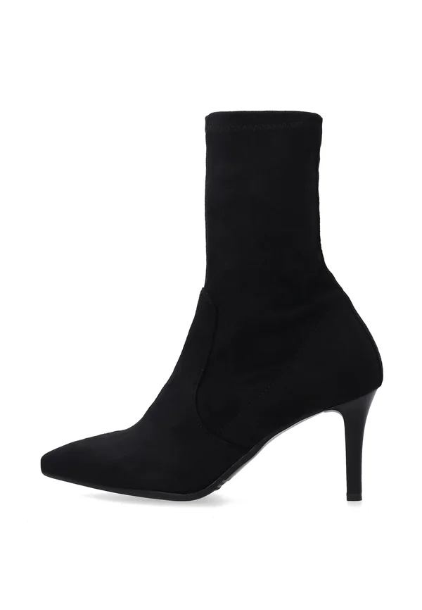 High Heel Stiefelette - black