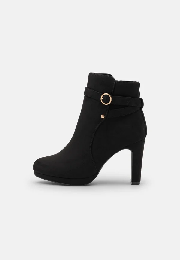 High Heel Stiefelette - black
