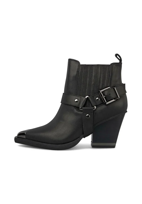 High Heel Stiefelette - black