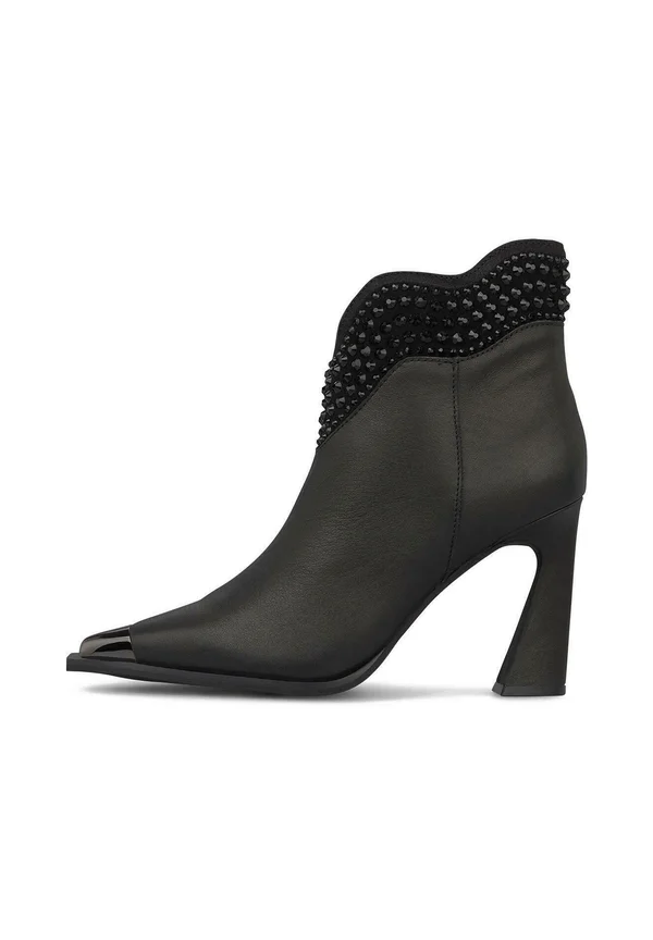 High Heel Stiefelette - black