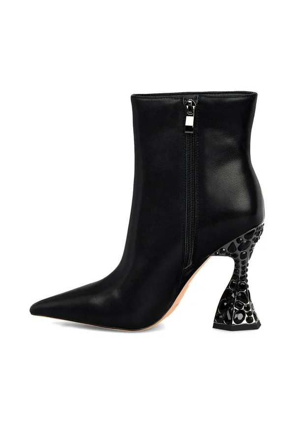 High Heel Stiefelette - black
