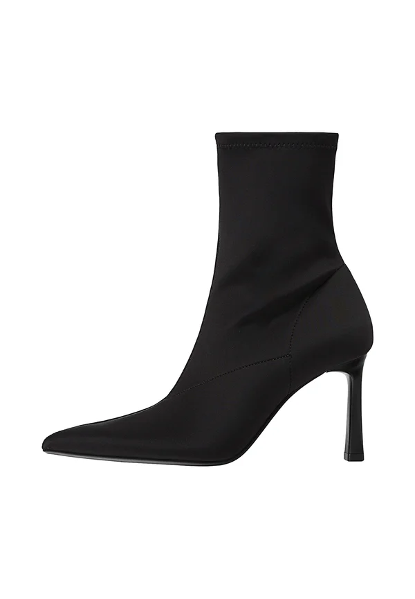 High Heel Stiefelette - black