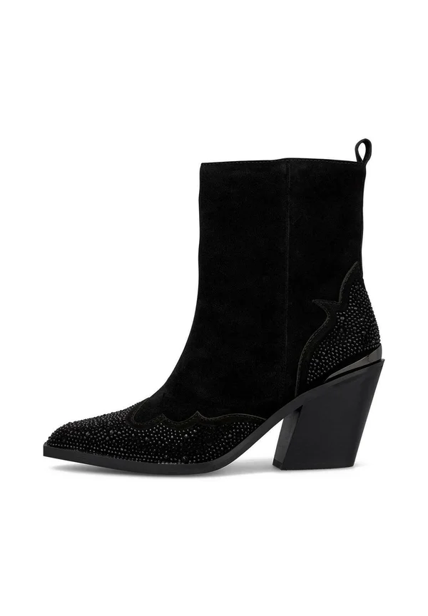 High Heel Stiefelette - black