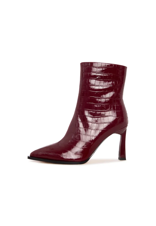 High Heel Stiefelette - bordeaux
